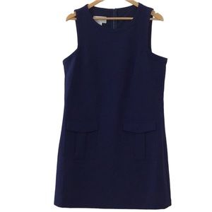Donna Morgan Navy Blue Sleeveless Shift Dress Women’s Size 14